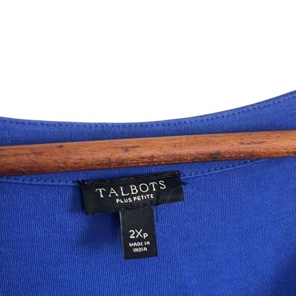 Talbots Plus Petite Size 2XP 100% Cotton Dress - Picture 6 of 8